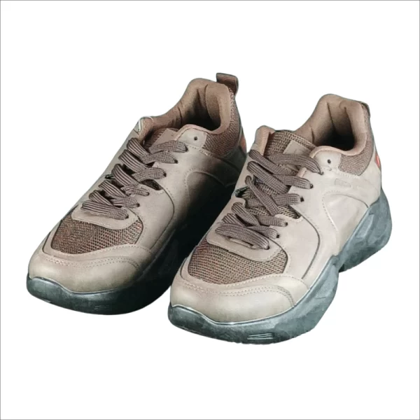 Pierre Cardin Mens Gene 2 Casual Lace Up Brown - Image 3