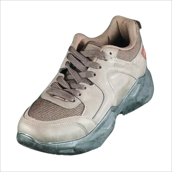 Pierre Cardin Mens Gene 2 Casual Lace Up Brown - Image 2