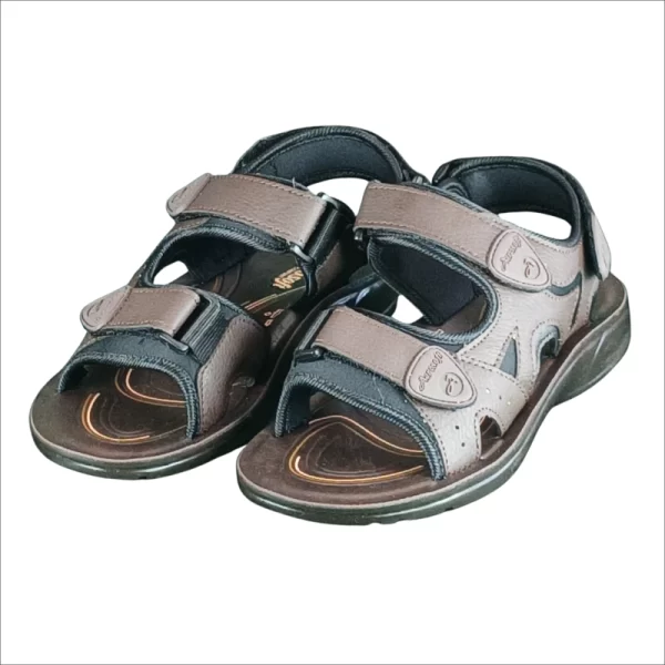 Aerosoft Mens Sandal Brown P-1701 - Image 3