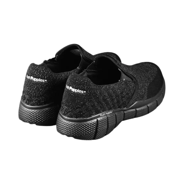 Hush Puppies Mens Equally Slip On Black - Image 4