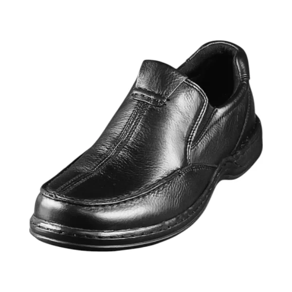 Hush Puppies Mens Sawyer 2 Black Leather - Image 2