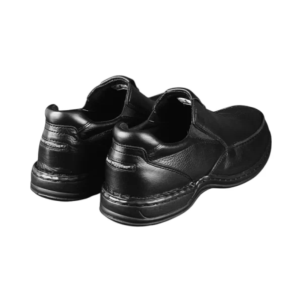 Hush Puppies Mens Sawyer 2 Black Leather - Image 4
