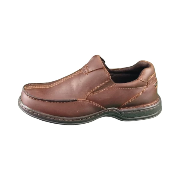 Hush Puppies Mens Sawyer 2 Chestnut Leather