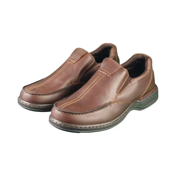 Hush Puppies Mens Sawyer 2 Chestnut Leather - Image 3