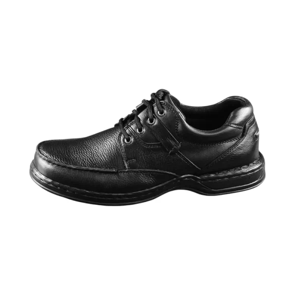 Hush Puppies Mens  Randall 2 Black Leather