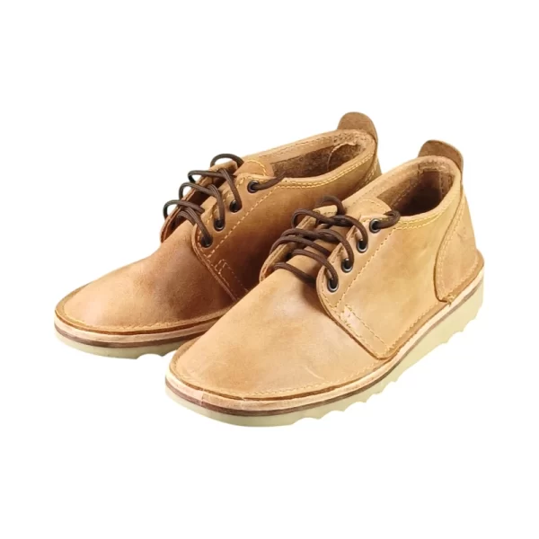 Kudu Mens Havana Tan Vellies Shoe - Image 3