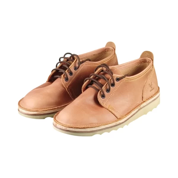 Kudu Mens Havana Light Brown Vellies Shoe - Image 3