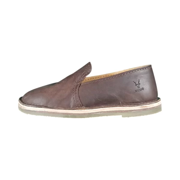 Kudu Ladies Havana Dark Brown Vellies Pumps