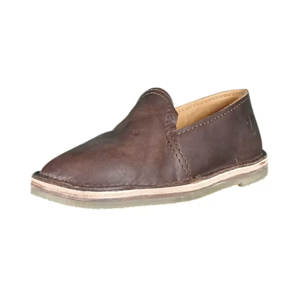 Kudu Ladies Havana Dark Brown Vellies Pumps - Image 2