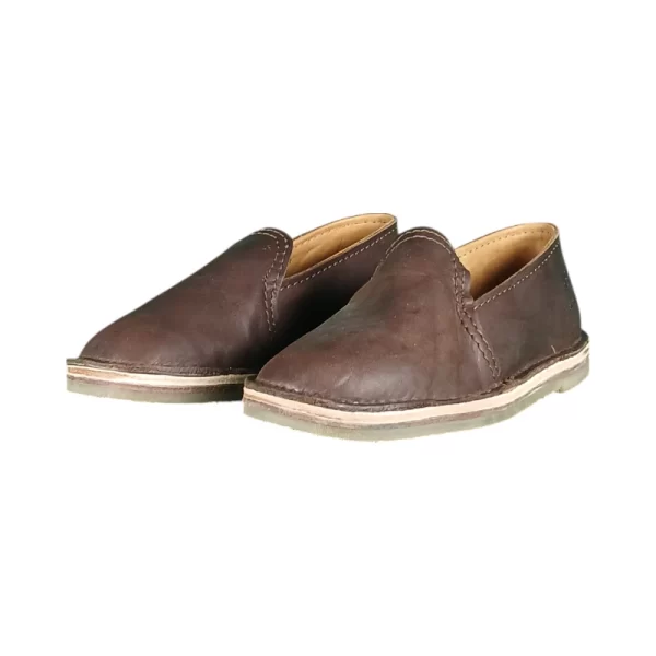 Kudu Ladies Havana Dark Brown Vellies Pumps - Image 3