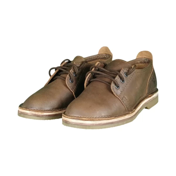 Kudu Ladies Havana Dark Brown Vellies Shoe - Image 3