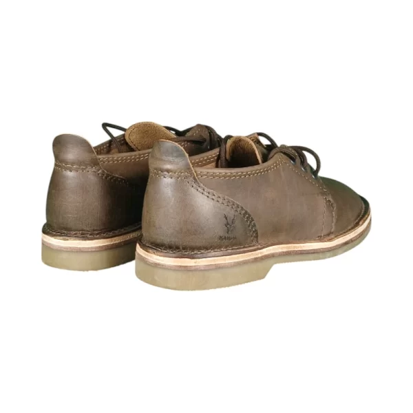 Kudu Ladies Havana Dark Brown Vellies Shoe - Image 4
