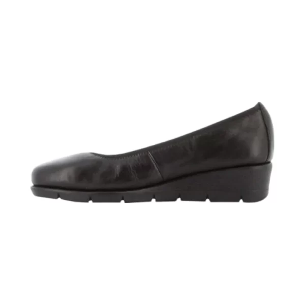 Hush Puppies Ladies GRACEN BLACK COW LEATHER