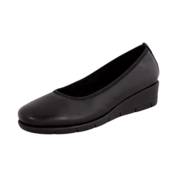 Hush Puppies Ladies GRACEN BLACK COW LEATHER - Image 2