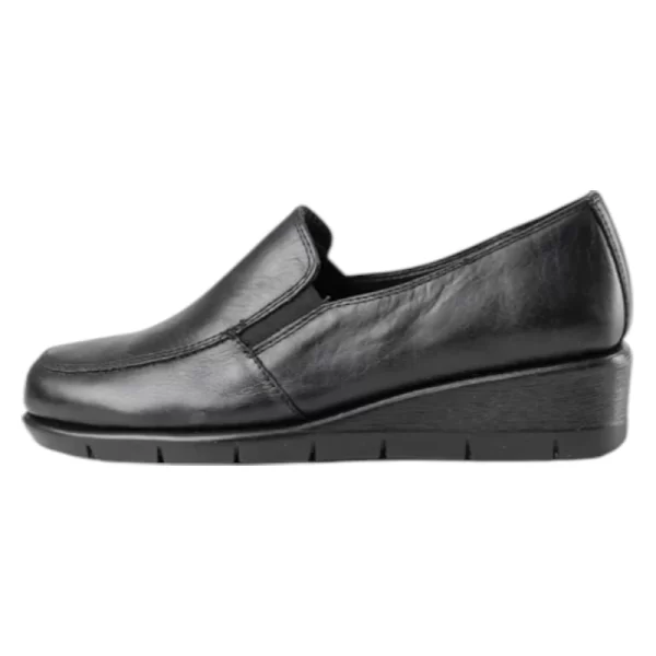 Hush Puppies Ladies GRECIA BLACK COW LEATHER