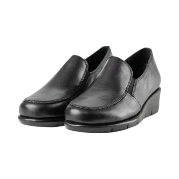 Hush Puppies Ladies GRECIA BLACK COW LEATHER - Image 2