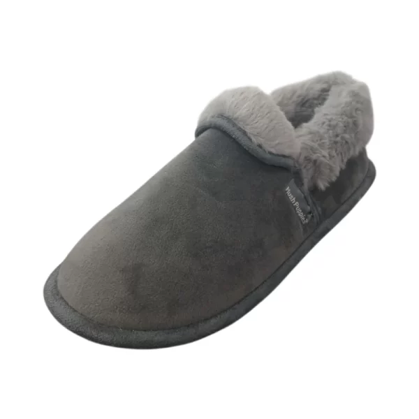 Hush Puppies Ladies LUA SHOE SLIPPERS GREY - Image 2