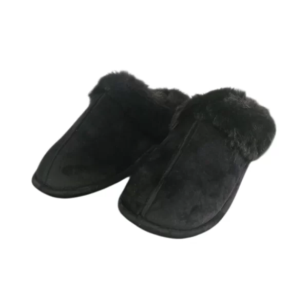 Hush Puppies Ladies VIRGINIA  SLIPPERS BLACK - Image 3