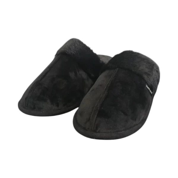 Hush Puppies Ladies LUNARA MULE SLIPPERS BLACK - Image 3
