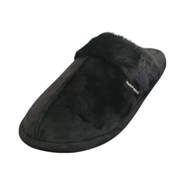 Hush Puppies Ladies LUNARA MULE SLIPPERS BLACK - Image 2