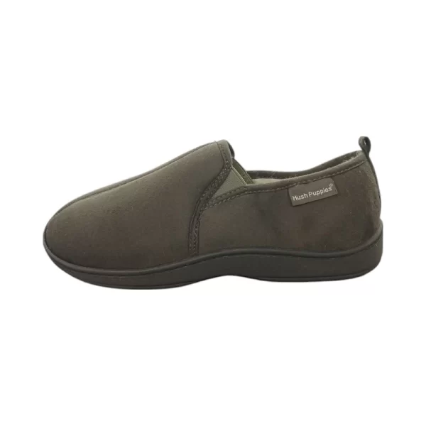 Hush Puppies CHRIS MENS SLIPPERS DARK GREEN