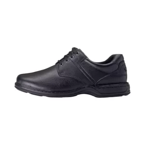 Hush Puppies Mens Bennett Black Leather