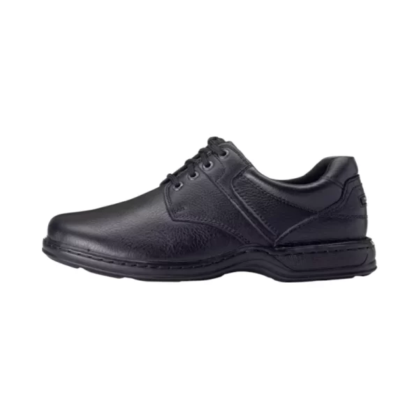 Hush Puppies Mens Bennett Black Leather