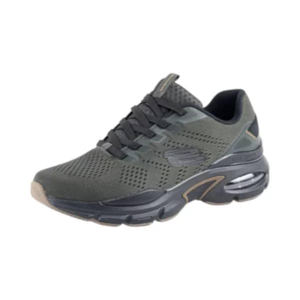 Sketchers Mens Sketch-Air Ventura Olive Black - Image 2