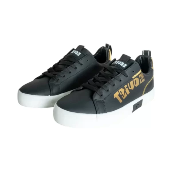 Soviet Ladies Hollywood Black Gold Sneaker - Image 3