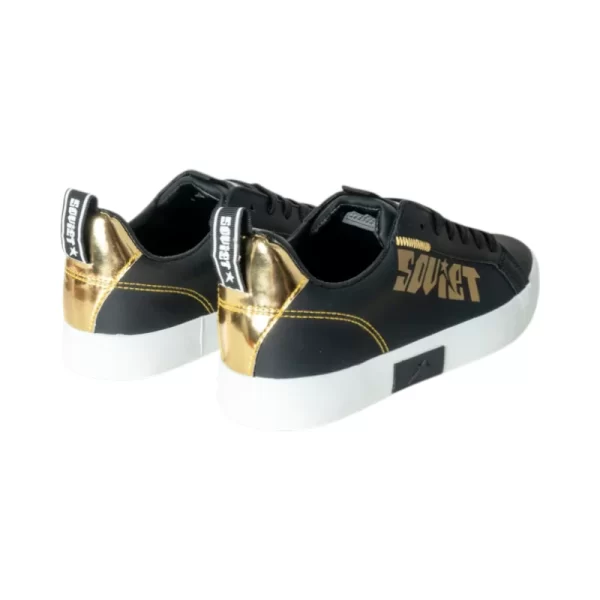 Soviet Ladies Hollywood Black Gold Sneaker - Image 4