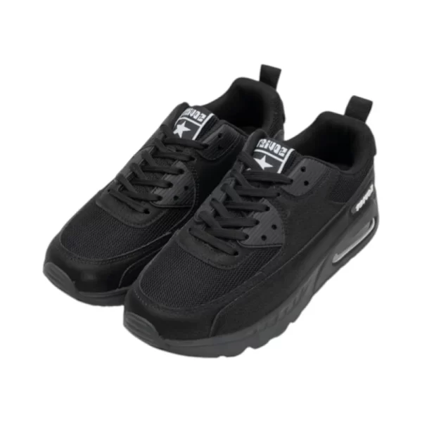 Soviet Ladies Kirk Black Mono Sneaker - Image 3