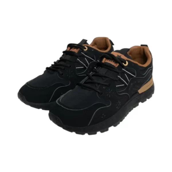 Soviet Ladies Levitt Black Mono Brown Sneaker - Image 3