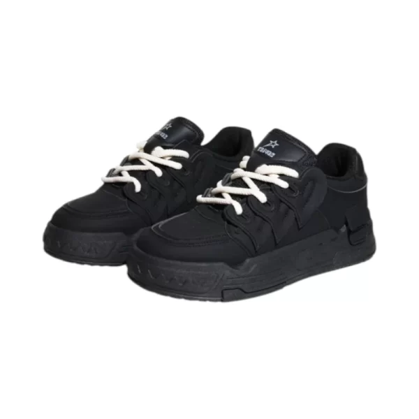 Soviet Ladies Knox Black Mono Sneaker - Image 4