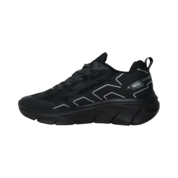 Soviet Mens Clifton Black Mono Sneaker - Image 3