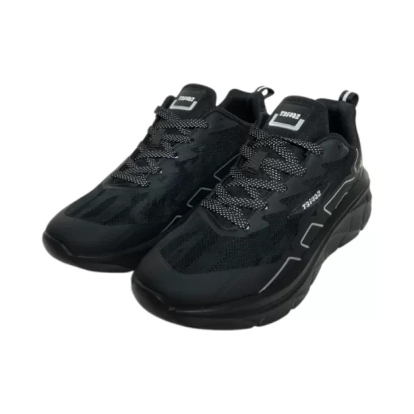 Soviet Mens Clifton Black Mono Sneaker - Image 2