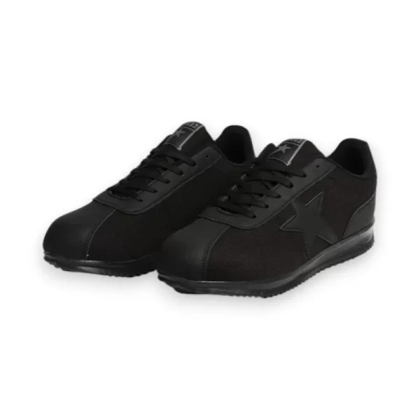 Soviet Mens Infinity Black Mono Sneaker - Image 4
