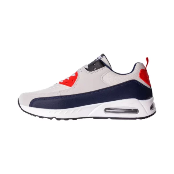 Soviet Mens Kirk Grey Red Sneaker - Image 2