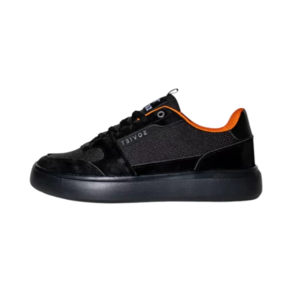 Soviet Mens Morgan Black Mono Sneaker