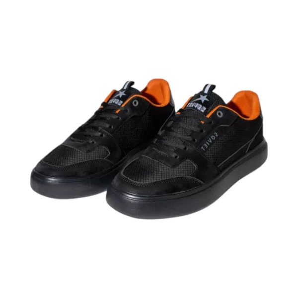 Soviet Mens Morgan Black Mono Sneaker - Image 4
