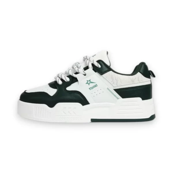 Soviet Mens Major White Green Sneaker