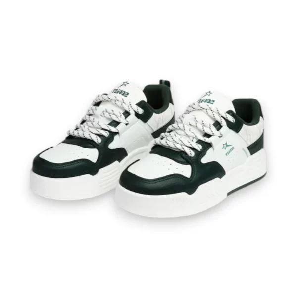 Soviet Mens Major White Green Sneaker - Image 2