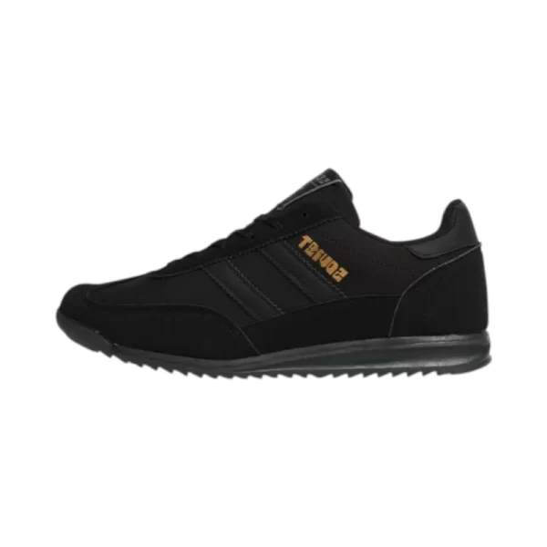 Soviet Mens Rome Black Mono Sneaker