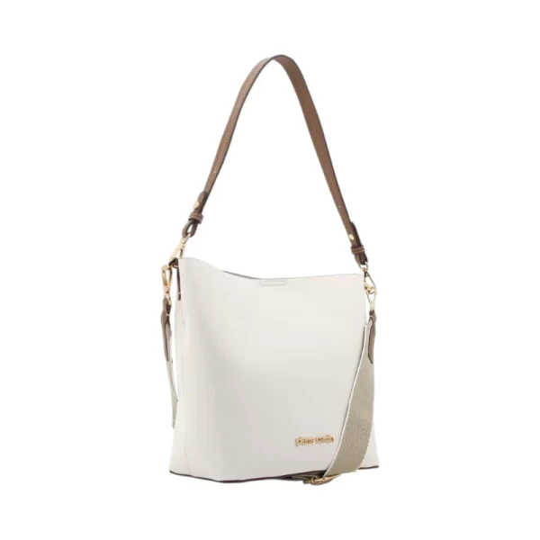 Pierre Cardin Stella Bucket White Ladies Bag