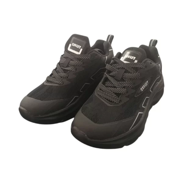Soviet Boys Clifton Black Mono Sneaker - Image 4