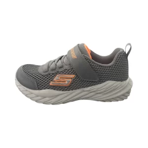 Sketchers Boys Nitro Sprint - Krodon Charcoal Orange