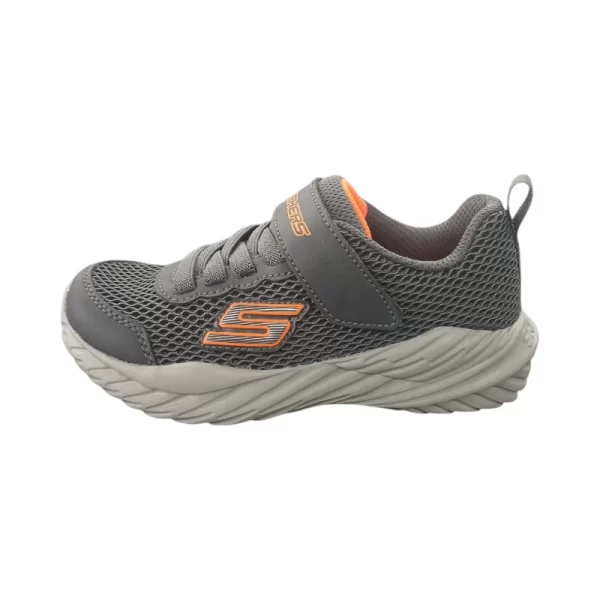 Sketchers Boys Nitro Sprint - Krodon Charcoal Orange