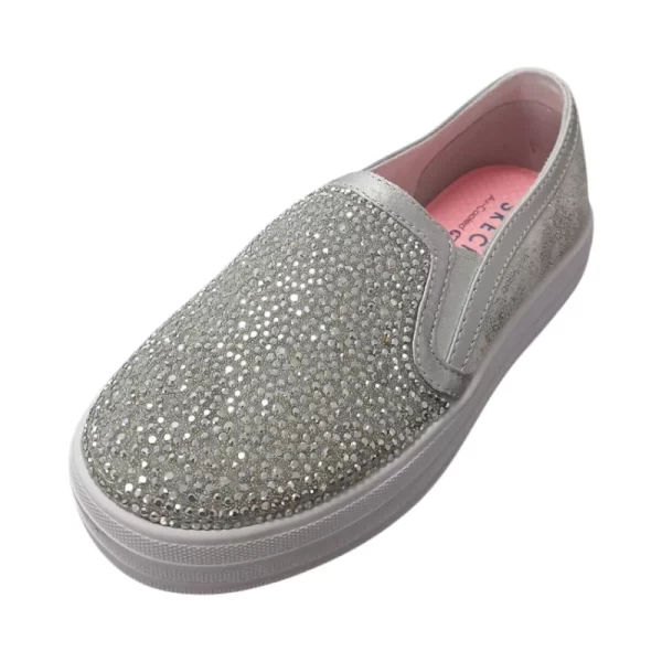 Sketchers Girls Double Up Silver