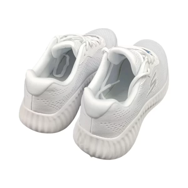 Sketchers Ladies  Go Run Now White Silver - Image 2