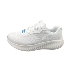 Sketchers Ladies  Go Run Now White Silver