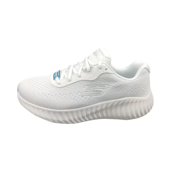 Sketchers Ladies  Go Run Now White Silver